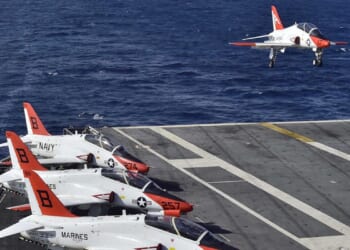 Two pilots eject from Navy trainer jet, land safely in Mississippi