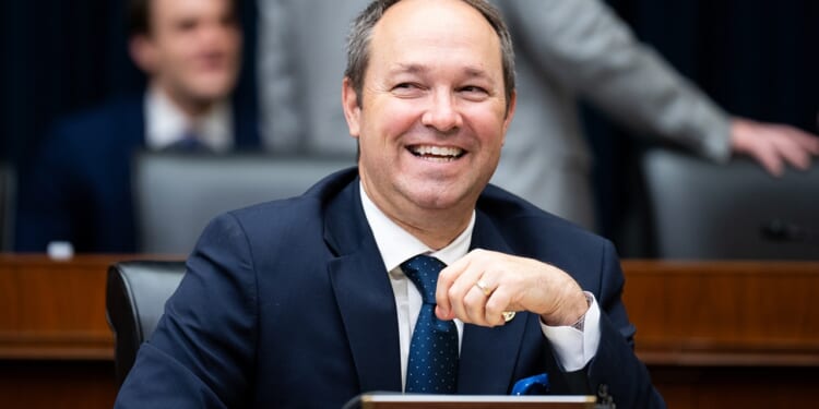 Rep. Marlin Stutzman laughing