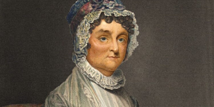 Abigail Adams poses for her portrait. (Stock Montage / Getty Images)