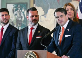 Acting Attorney General Todd Blanche speaks during a news conference announcing the indictment of former Cuban president Raul Castro, at the Freedom Tower in Miami, Florida, on May 20, 2026.