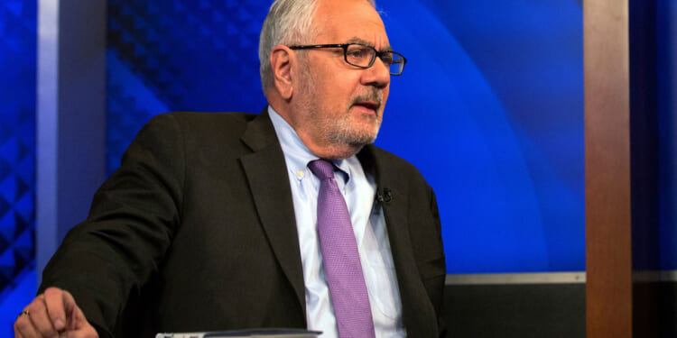 Former Rep. Barney Frank on the set of Fox News