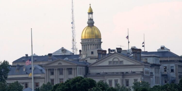 The New Jersey State Capitol can be seen from afar on June 24, 2013 in Trenton.