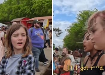 The clip by Abolitionists Rising posted on May 21, 2026, depicted four young girls arguing about life in the womb.
