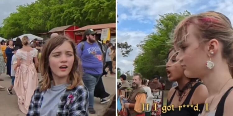 The clip by Abolitionists Rising posted on May 21, 2026, depicted four young girls arguing about life in the womb.