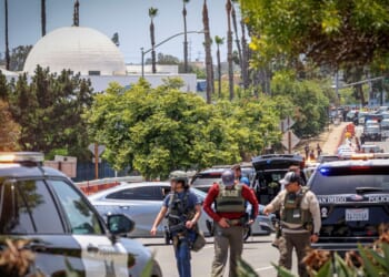 Multiple people were killed, including an armed security guard, after two shooters entered Islamic Center in San Diego on Monday, May 18, 2026, and opened fire.