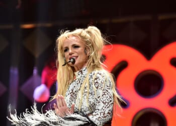 Britney Spears performs onstage during 102.7 KIIS FM's Jingle Ball 2016 presented by Capital One at Staples Center on Dec. 2, 2016, in Los Angeles, California.