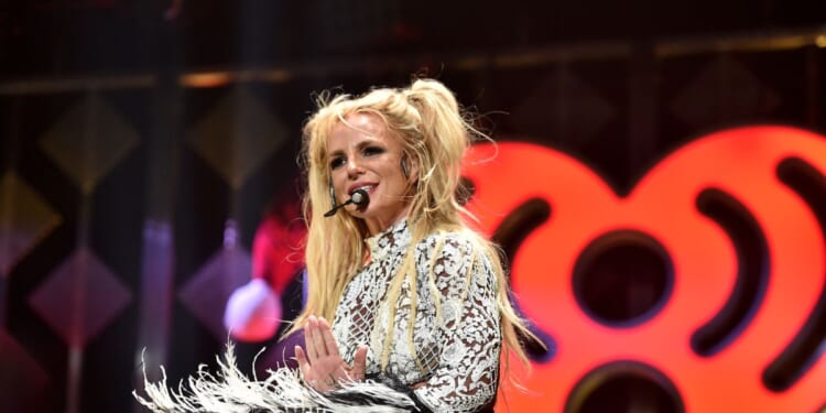 Britney Spears performs onstage during 102.7 KIIS FM's Jingle Ball 2016 presented by Capital One at Staples Center on Dec. 2, 2016, in Los Angeles, California.
