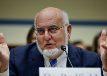 Dr. Robert Redfield, former director of the U.S. Centers for Disease Control and Prevention under former President Donald Trump, testifies before the House Select Subcommittee on the Coronavirus Pandemic in the Rayburn House Office Building on Capitol Hill on March 8, 2023, in Washington, D.C.