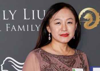 Eileen Wang, seen in a file photo attending the Asian Hall of Fame 2023 induction ceremony in Los Angeles, resigned as mayor of Arcadia, California after the Department of Justice announcement.