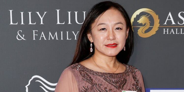Eileen Wang, seen in a file photo attending the Asian Hall of Fame 2023 induction ceremony in Los Angeles, resigned as mayor of Arcadia, California after the Department of Justice announcement.