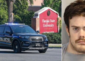Suspected Florida State shooter Phoenix Ikner, right, reportedly targeted the Florida State University campus for a mass shooting in April 2025 after consulting ChatGPT..