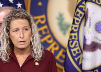 Rep. Jen Kiggans speaks during a news conference at the U.S. Capitol on July 22, 2025, in Washington, D.C.