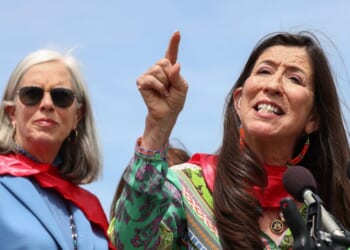 Rep. Teresa Leger Fernandez speaks during the Mother's Day Press Conference on May 8, 2024, in Washington, D.C.