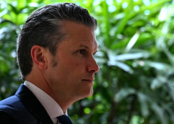 Pete Hegseth in Singapore