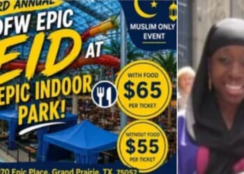 The organizer of a now-cancelled "Muslims-only" event in Dallas also reportedly runs a child care center with some unfortunate typos on its website.