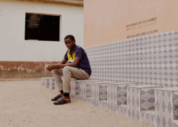A student from an orphanage school who was abducted with others by gunmen in late April, is photographed May 7 following his release in Lokoja, Nigeria. Attacks on schools continued last week, with more than 80 children abducted.