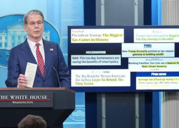 It Was Scott Bessent's Turn Behind the Press Podium and Oh, My – HotAir