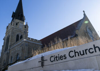 An anti-ICE protester outside of Cities Church in St. Paul said she uses dildos at her protest in order to prevent children from attending services.