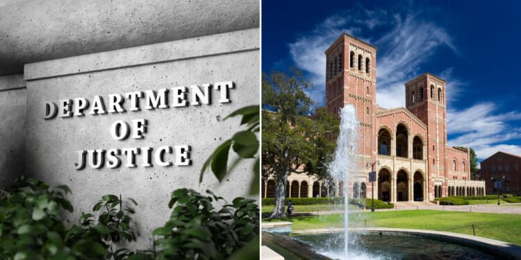 A major university has been accused of racial discrimination by the Department of Justice.