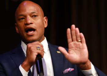 Maryland Gov. Wes Moore speaks at an event.