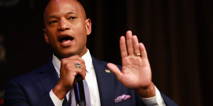 Wes Moore, governor of the State of Maryland and a potential future presidential candidate, speaks during the National Action Network annual convention on April 09, 2026. (Spencer Platt/Getty Images)