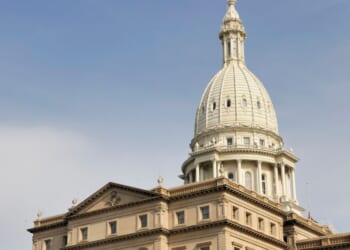 The Michigan State Capitol in Lansing, Michigan.