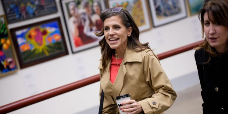 Rep. Nancy Mace arrives at the U.S. Capitol Building on Dec. 10, 2025, in Washington, D.C.