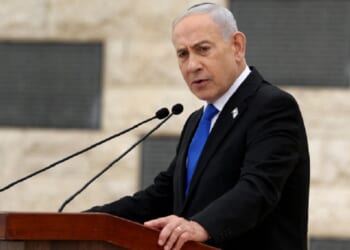 Israeli Prime Minister Benjamin Netanyahu, speaking at an April 21 ceremony commemorating Israel's Remembrance Day.