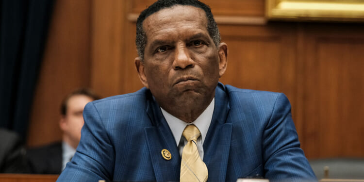 Rep. Burgess Owens (R-UT) listens at a hearing called "Calling for Accountability: Stopping Antisemitic College Chaos" before the House Committee on Education and the Workforce.