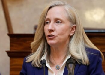 The office of Virginia Gov. Abigail Spanberger, seen in a January photo, reportedly told the Commonwealth's Democrats their redistricting effort would not pass judicial scrutiny.