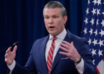 "No, the ceasefire is not over," Secretary of War Pete Hegseth told the media during a briefing Tuesday.