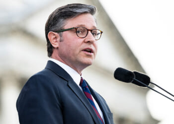 Speaker Mike Johnson. (Graeme Sloan/Getty Images)
