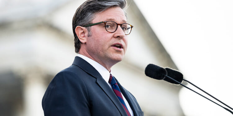 Speaker Mike Johnson. (Graeme Sloan/Getty Images)