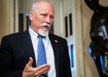 GOP Rep. Chip Roy of Texas speaks to reporters at the U.S. Capitol on April 30.
