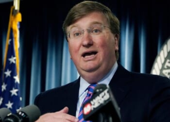 Republican Gov. Tate Reeves of Mississippi, seen in a 2022 photo, cancelled the special legislative session.