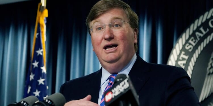 Republican Gov. Tate Reeves of Mississippi, seen in a 2022 photo, cancelled the special legislative session.