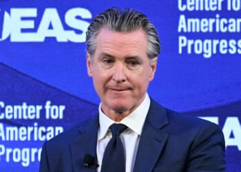 Gavin Newsom speaks at an event.