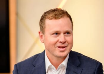 TV personality and Los Angeles mayoral candidate Spencer Pratt visits "Fox & Friends" at Fox News Channel Studios on Jan. 28, 2026, in New York City.