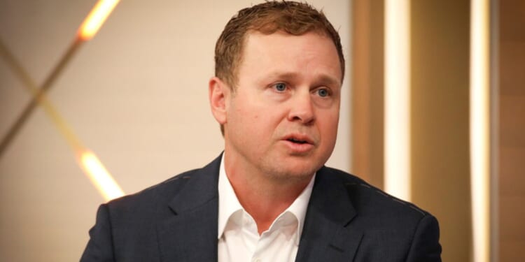 Spencer Pratt is pictured in a Jan. 28 file photo during an appearance on "Fox & Friends" at Fox News headquarters in New York.