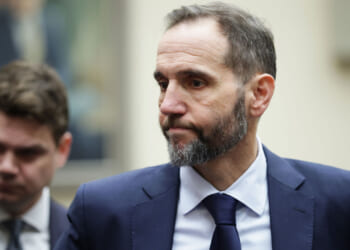 Former Special Counsel Jack Smith appears on Capitol Hill.