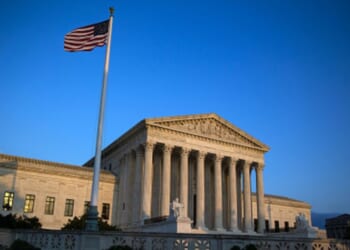 The Supreme Court building stands serene in Washington, D.C.