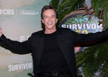Jeff Probst attends the "Survivor" Season 50 Premiere Screening at Hall Des Lumieres on Feb. 24, 2026, in New York City.