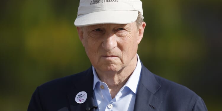Tom Steyer frowning