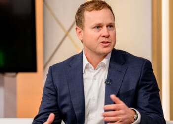 TV personality and Los Angeles mayoral candidate Spencer Pratt, seen in a file photo dated Jan. 28, made waves in Wednesday's debate.