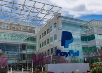The PayPal Holdings headquarters building in North San Jose Innovation District in Silicon Valley, California.