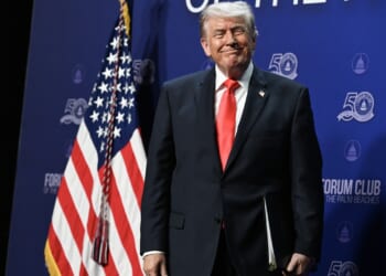 Donald Trump smiling