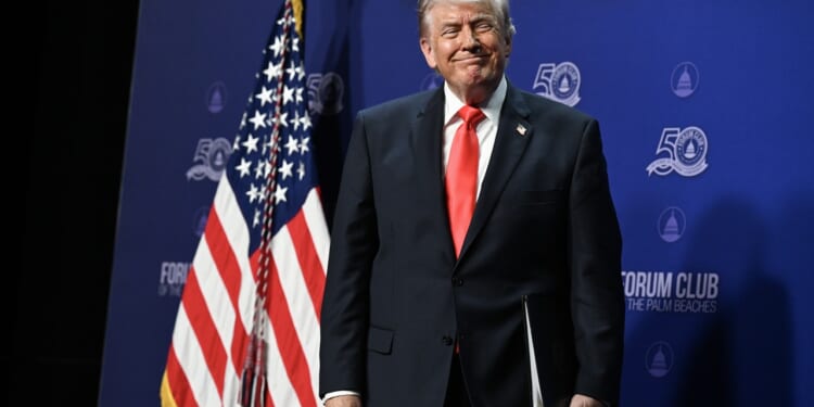 Donald Trump smiling