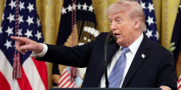 President Donald Trump mocked California Gov. Gavin Newsom for his gaffe about bragging on his low SAT score.