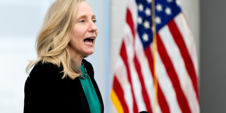 Gov. Abigail Spanberger speaking