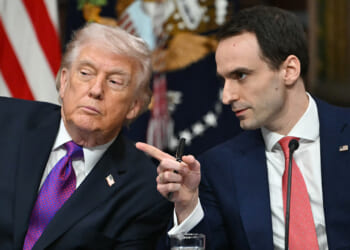 Trump leans in as Michael Kratsios points
